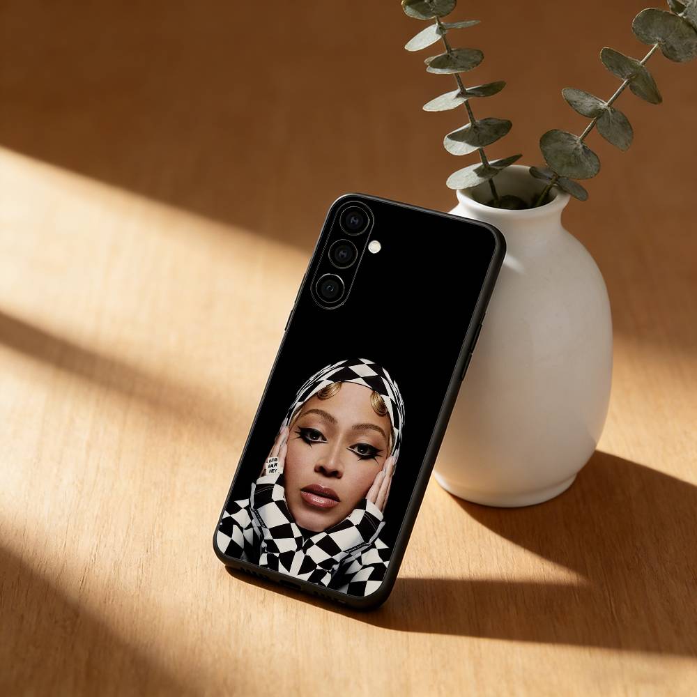 Singer B-Beyonce Phone Case For Samsung Galaxy A91,80,73,72 ,71,53,52,32 ,31,22,21s,20,Soft Black Case