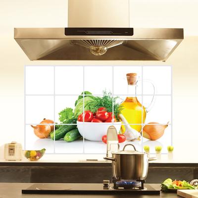 Маслостойкая наклейка на стену для кухни Роза Тюльпан Цветок Дельфин Одуванчик Самоклеящаяся Водонепроницаемая