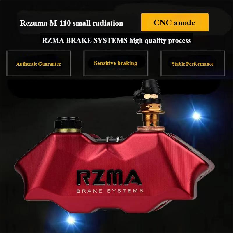 Motorcycle Brake Calipers Disc Brake Pumps Small Radiation Four Piston CNC Anodized 3D Furried for Modification