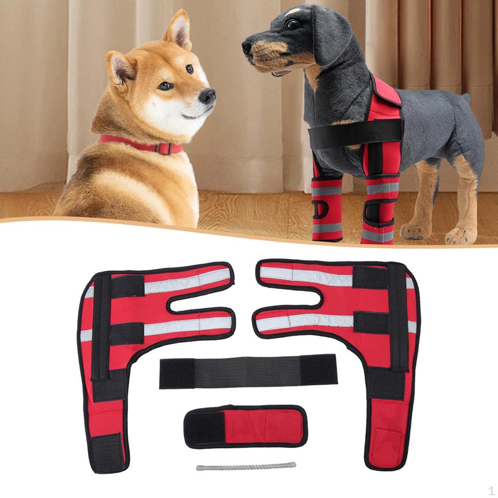 Pet Knee Pads Dog Elbow Protectors Portable Lightweight Accessories Comfortable Insulated