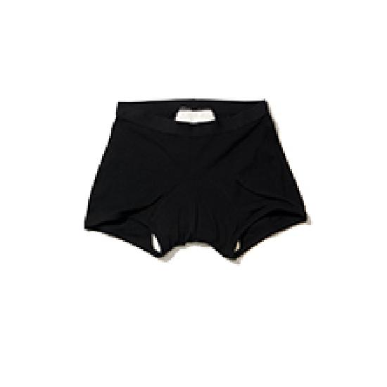 [Сертификация Министерства по безопасности пищевых продуктов и лекарственных средств] Органические менструальные трусы-боксеры CyClean, абрикосовые/черные