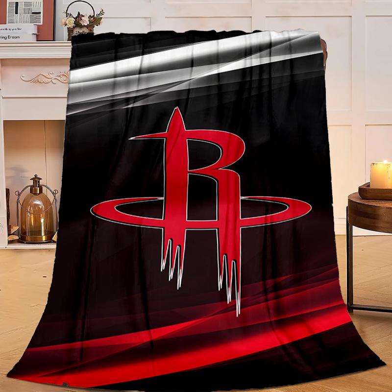 Rockets Team Art Blanket Flannel Throw for Sofa, Travel, Camping, Livingroom, Office, Chair and Bed Soft and Warm Holiday gifts