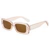 2 Pairs Unisex Trendy Square Sunglasses Fashion Decorative Glasses For Daily Wear