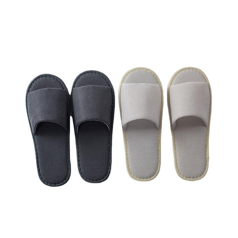 10 Pairs Disposable Slippers Men Business Travel Passenger Shoes Home Soft Slipper Hotel Beauty Club Washable Shoes Slippers