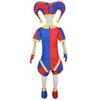 Anime Pomni Cosplay Costume with Hat aShoes Cover Gloves Magical Virtual Circus Outfits for Halloween Carnival Circus Costumes