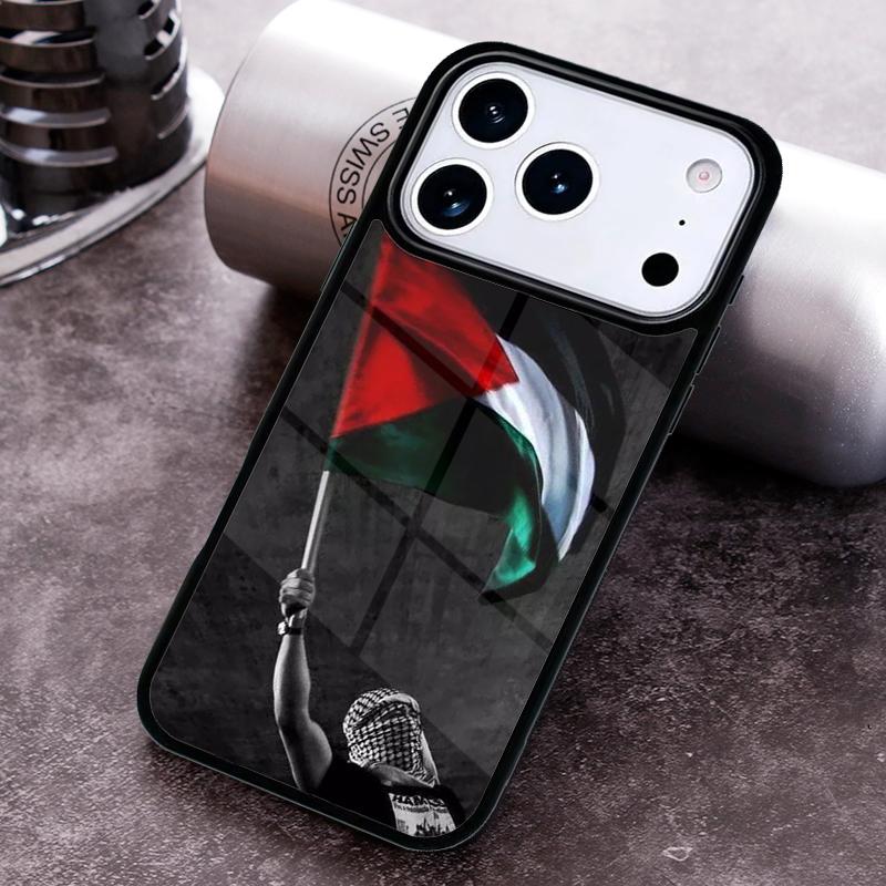 Бесплатный чехол для телефона с флагом Палестины для iPhone 17 16 15 Pro Max Air 14 13 12 11 Plus Ударопрочный чехол