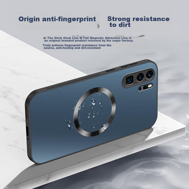 Phone Case for Huawei P30 Pro, Huawei P30 Pro Protective Cover, Matte Full Coverage Ultra-Thin Shockproof Anti-Fingerprint Simple Design - Ivory White
