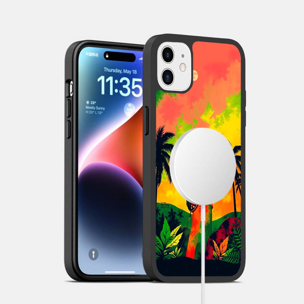 Bob Marley Singer Magnetic Matte Phone Case For iPhone 16 17 15 14 13 12 11 For Magsafe Wireless Charge Cover