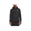 Nike Логотип Пуловер с капюшоном Свитшот с длинным рукавом Мужской свитшот Черный BV2750-010