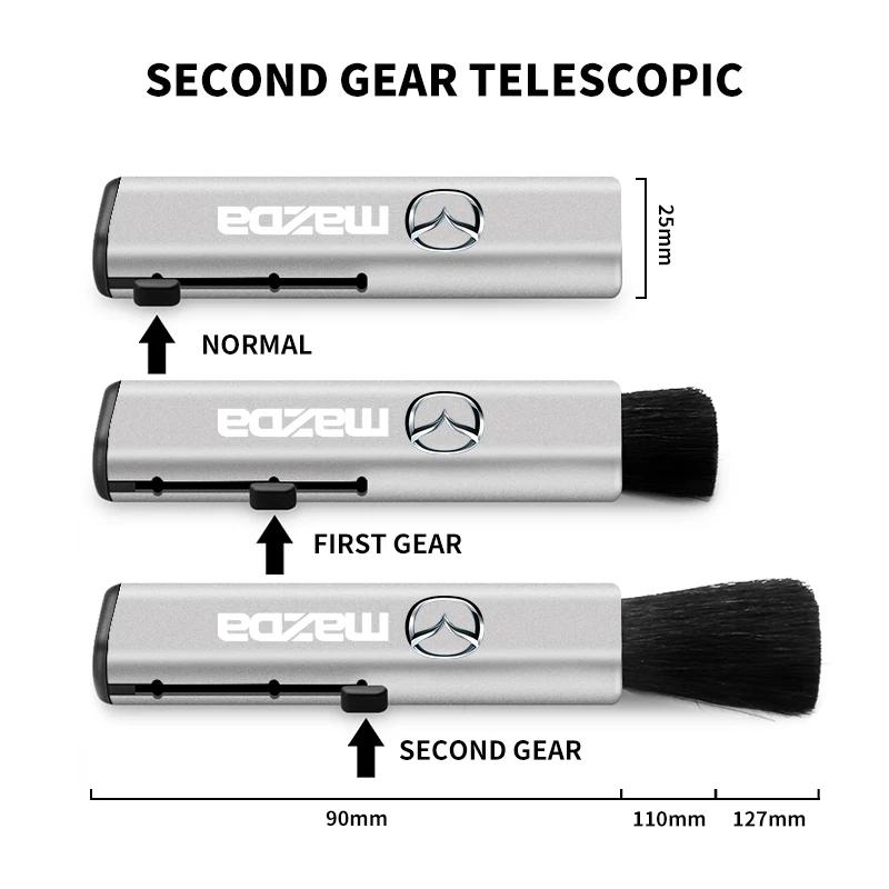 Car Cleaning Soft Brush Dust Remover Tool For Mazda 3 6 2 Axela CX5 CX3 CX30 CX9 Atenza Demio RX7 MX5 CX7 RX8 RF Auto Accessory