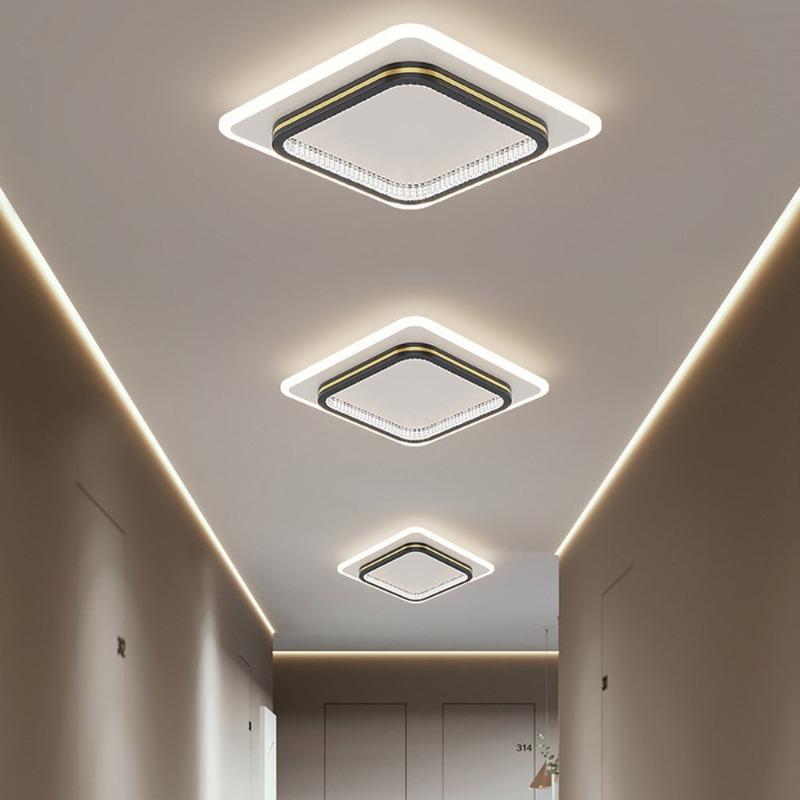 LED Ceiling Light Lamp Home Indoor Decor for Bedroom Foyer Aisle Corridor Fixture Creative Geometry Light