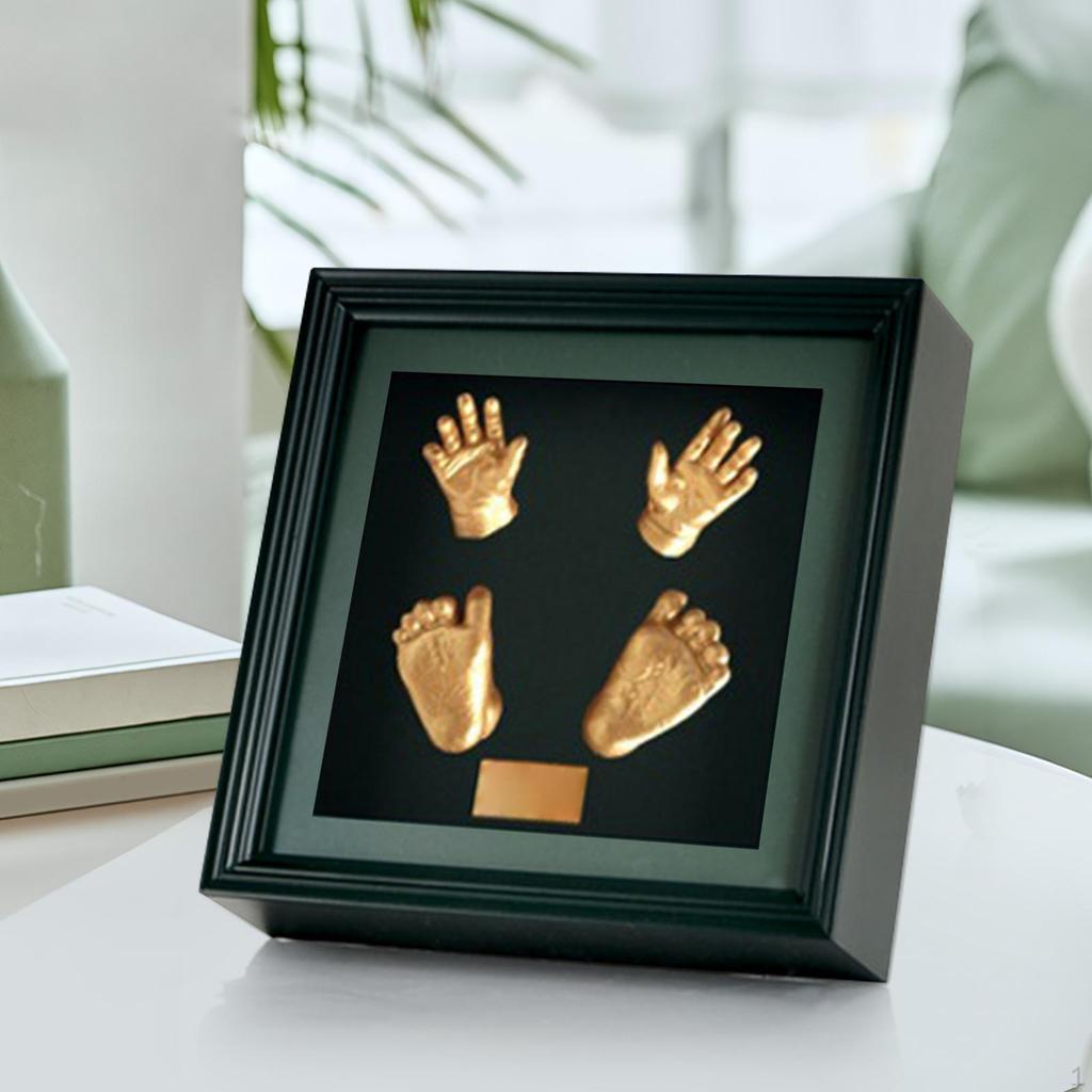 Baby Hand and Footprint Photo Frame Display Lightweight DIY Desk Decorative Picture for