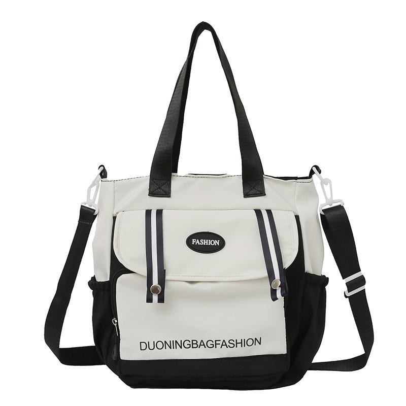 Сумка-тоут Сумка для книг Сумка для занятий Студенческая холщовая сумка Женская на плечо Японская большая вместимость красивая сумка для репетиторства Сумка через плечо