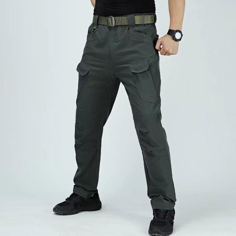 Мужские военные тактические брюки SWAT Combat Military Pants Мужские карманы с множеством карманов Уличные водонепроницаемые повседневные брюки-карго Тактические брюки