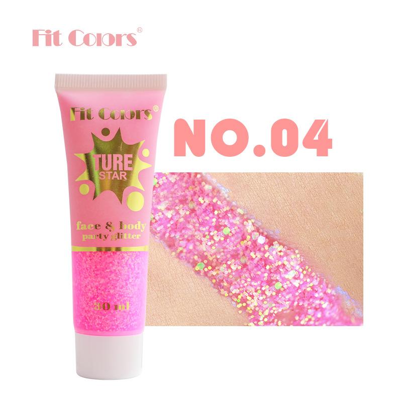 Глянцевая пудра-хамелеон для лица и тела, стойкая, водостойкая, для сцены, вечеринки, тени для век, гель-блеск для волос, лица и тела