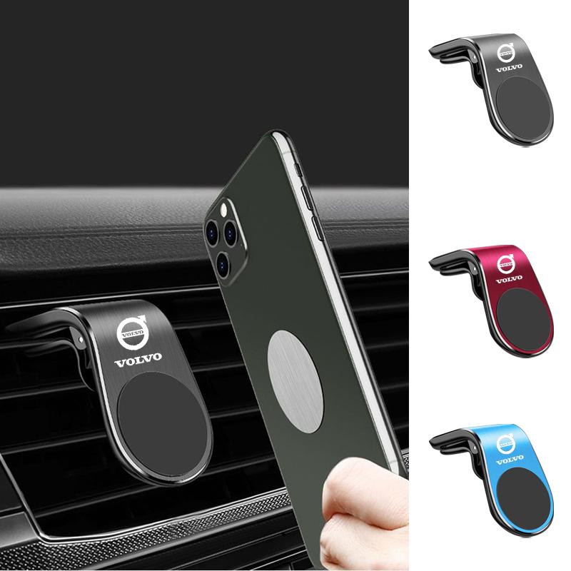 1PC Magnetic Car Mobile Phone Holder GPS Stand Air Outlet Clip For Volvo Xc60 Xc90 V40 S60 V50 V90 XC40 XC70 C30 C70 Accessories
