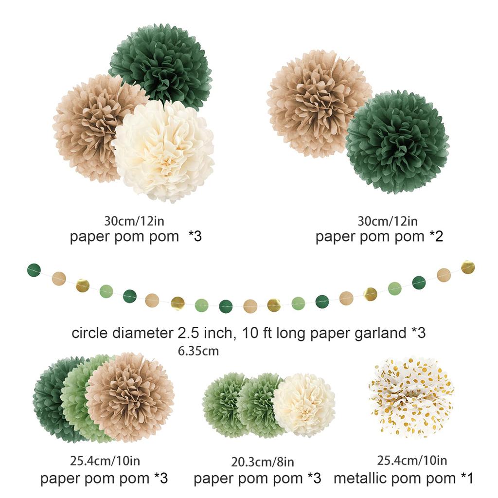 Свадебные украшения тканевые помпоны бумажные гирлянды круглые для свадьбы дня рождения вечеринки украшения фон
