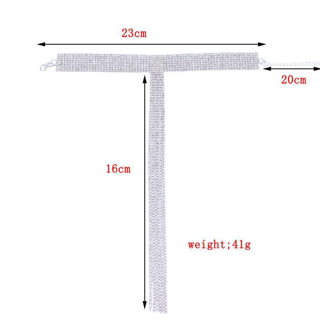 JMXD Европейско-американское роскошное длинное многослойное ожерелье-чокер с кристаллами и кисточками для женщин, модные ювелирные аксессуары, для вечеринок, боди-чейн, с бриллиантовой огранкой