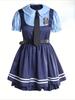 Disney Zootopia Judy Halloween Costume Rabbit Police Animation Cosplay Female Police Rabbit Costume Carnival Performance Costume