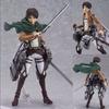 35cm Attack On Titan Anime Figure Levi Ackmen Action Figure Shingeki No Kyojin Ackmen Figurine Eren Mikasa Ackerman Figure Doll