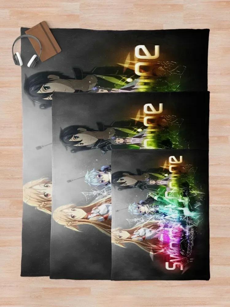Sword Art Online - сезон 2 Плед для зимы Мягкий Плед Волокнистый Волокнистые Пледы