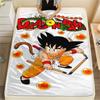 Фланелевое одеяло с принтом персонажей Dragon Ball, Высококачественное, Удобное для всех сезонов, Декор для дома, Тепло и уют, Идеально для рождественских подарков