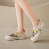 Couple Style Canvas Shoes for Women In Autumn New Thick Soled Cute Cartoon Women's Shoes