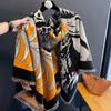 2024 New Large Shawl European and American New Fashionable and Generous Scarves for Autumn and Winter