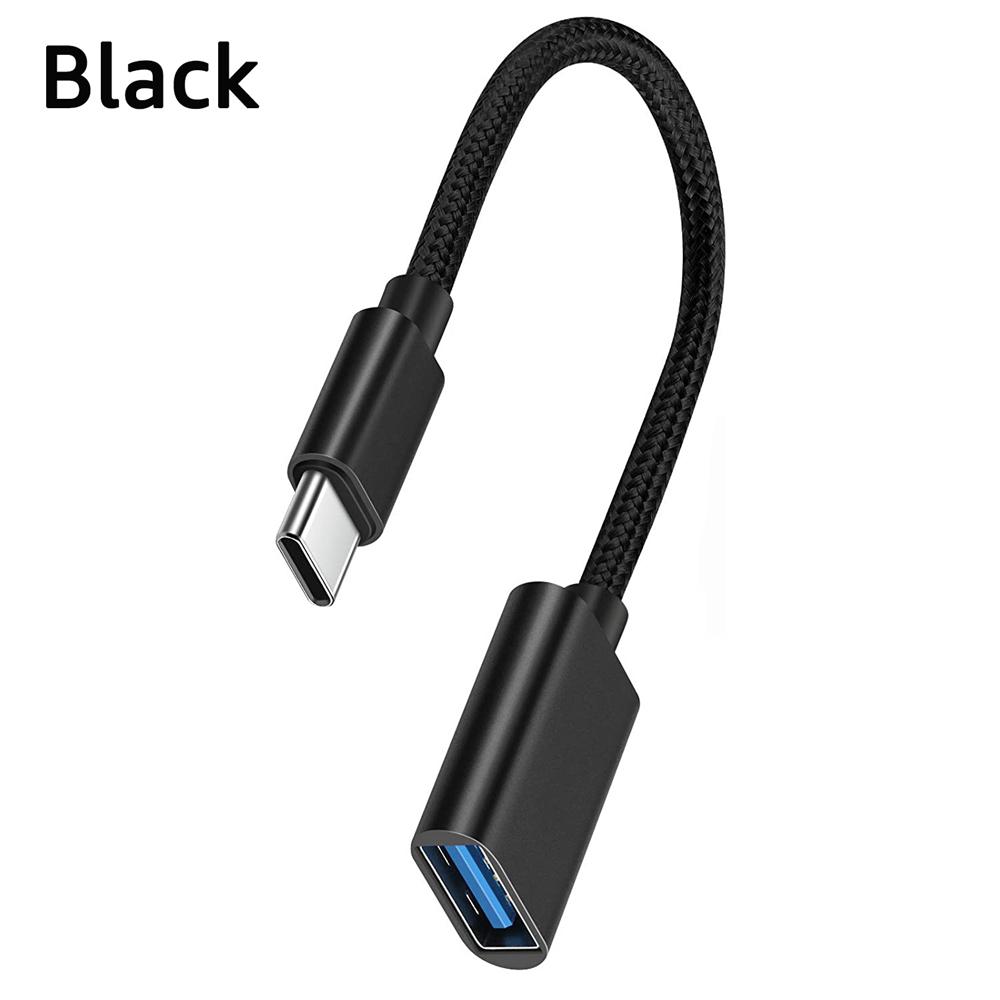 2 шт. OTG кабель TYPE-C к USB гнездовой кабель-адаптер для Samsung Macbook Huawei Xiaomi Realme POCO USB-кабель-адаптер Тип C