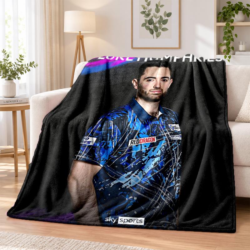 Luke Humphries Printed Flannel Blanket Warm Comfort Bed Throw For Indoor Home Decoration