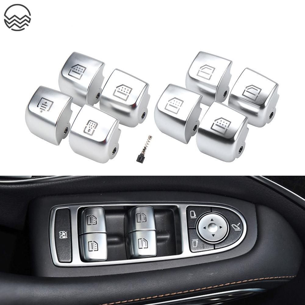 For Mercedes Benz W222 Car Rear Window Switch Button Cover Vehicle Door Glass Control Switch Cap for S Class W222 2014-2019