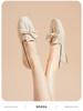 Senda Lefu shoes for women in autumn 2025, wearing butterfly bow flat single shoes WPZ84CA5