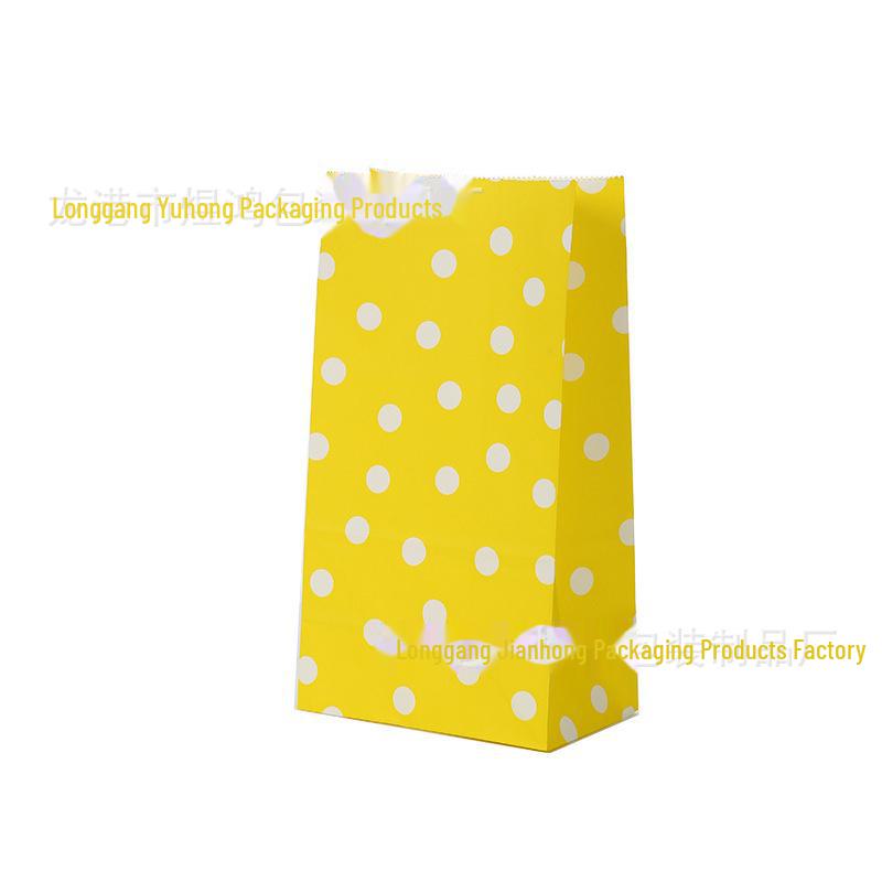 Пакеты для конфет из крафт-бумаги на заказ — красочные, милые, с квадратным дном