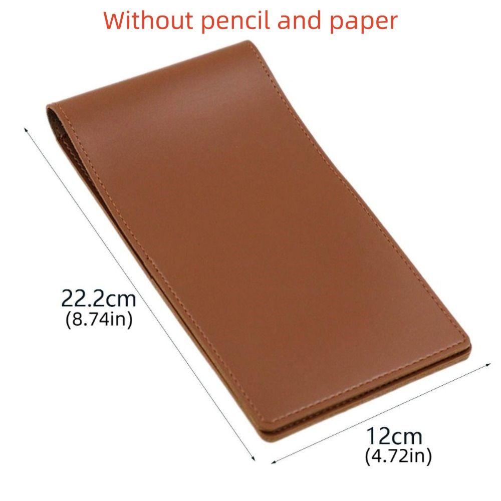 PU Leather Golf Score Book Yardage Book Score Notebook Golf Golf Scorecard Holder Enthusiasts