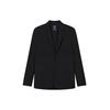Casual Business Solid Color Long Sleeve Suit Men Suits Black Brown F11M142704F-DR