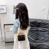 Butterfly Pearl Knot Chain Shoulder Bag Pu Material For Girls Daily Life