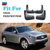 2009-2014 ДЛЯ Infiniti FX35 FX37 FX50 QX70 Брызговики Fender Брызговик Автомобильные аксессуары Auto Styline Брызговики спереди и сзади 4 шт.