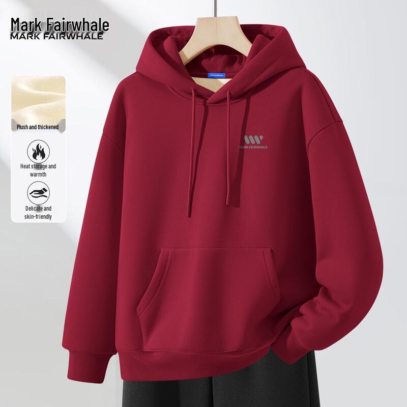 Mark Fairwhale Men's Fleece Lined Hooded Sweatshirt