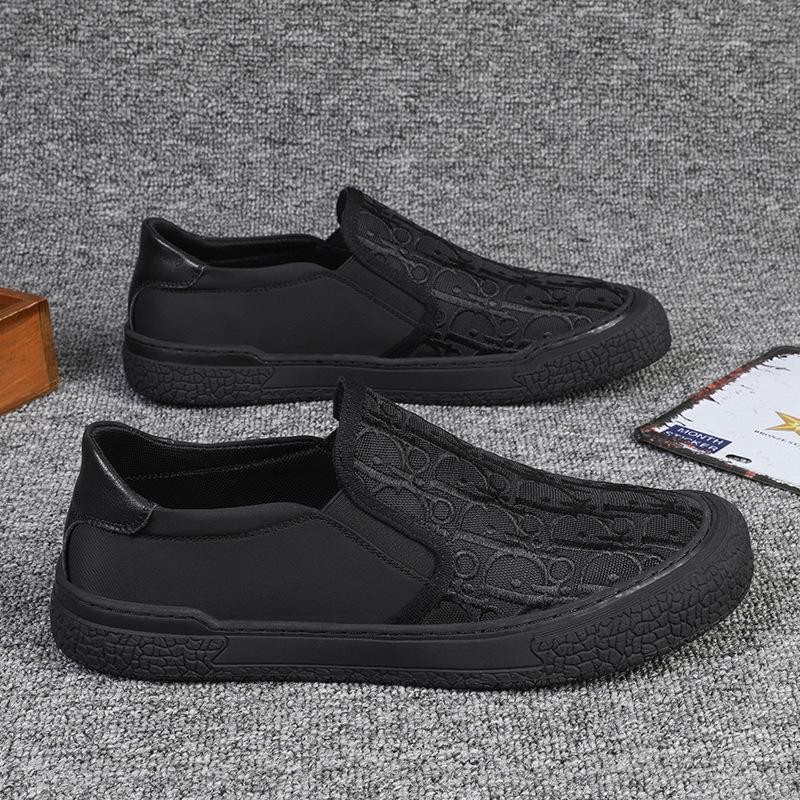 Summer Men'S Breathable Casual Versatile Sport Shoes Low Top Lazy Shoes One Step Sufficient Eva Insole Plastic Upper