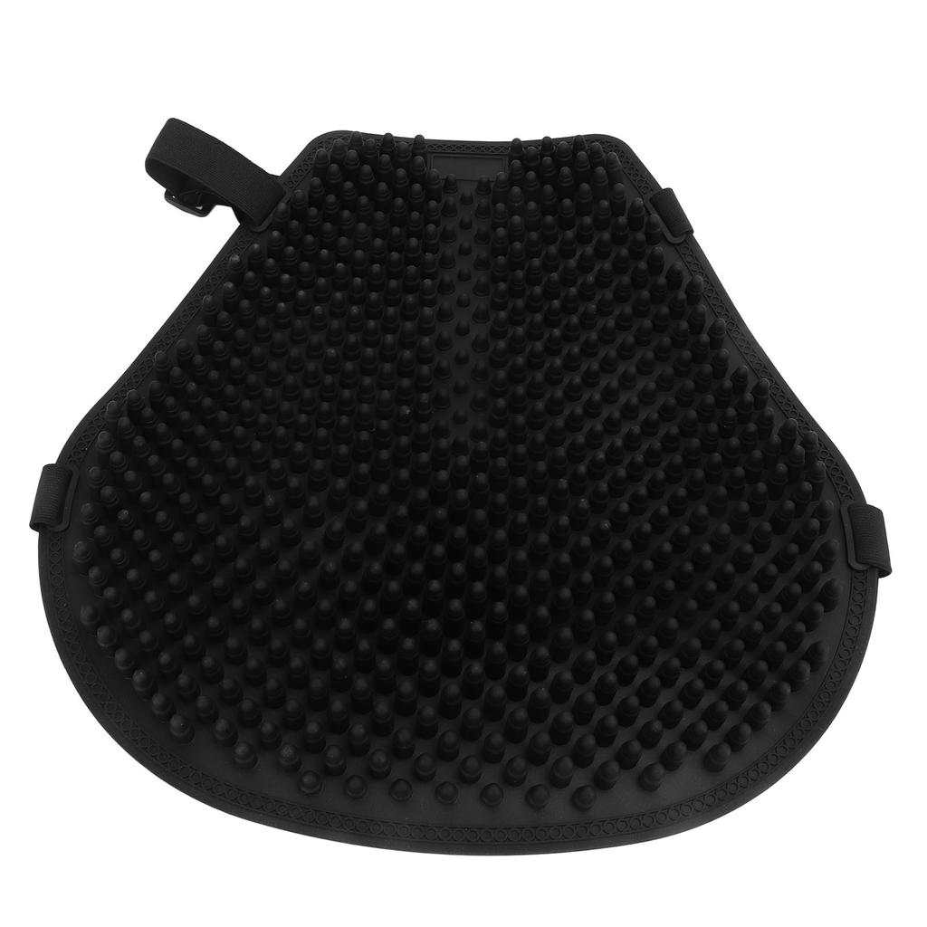 Подушка для сиденья мотоцикла с гелем, охлаждающая, амортизирующая, снимающая давление, универсальная, черная