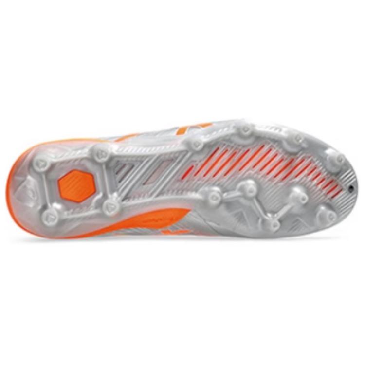 Asics Быстрый удар Удобный Универсальный HG (Резиновые короткие шипы) Футбольные бутсы из натуральной травы Мужские футбольные бутсы Серебристые 1101A065-020