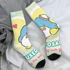Чулки Sanrio Tuxedo Sam Penguin для женщин и мужчин, теплые мягкие модные носки для зимнего бега, спортивные нескользящие носки с рисунком, подарок