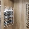 Iron Underwear Sock Organizer No-Punch Sock Storage Hanging Rack Underwear Storage Rack  for Home
