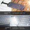 598 светодиодный ультра яркий уличный солнечный уличный фонарь 713COB, датчик движения, водонепроницаемый солнечный светильник, внутренний двор, сельский жилой настенный светильник, индукционный светильник
