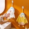 Sleeping Cap, Chick, Cute Hanging Hand Towel, Children's Coral Fleece Absorbent Towel, Bathroom Dual-purpose Handkerchief