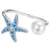 Silver Ring Adjustable Starfish Ring 925 Silver Trusky