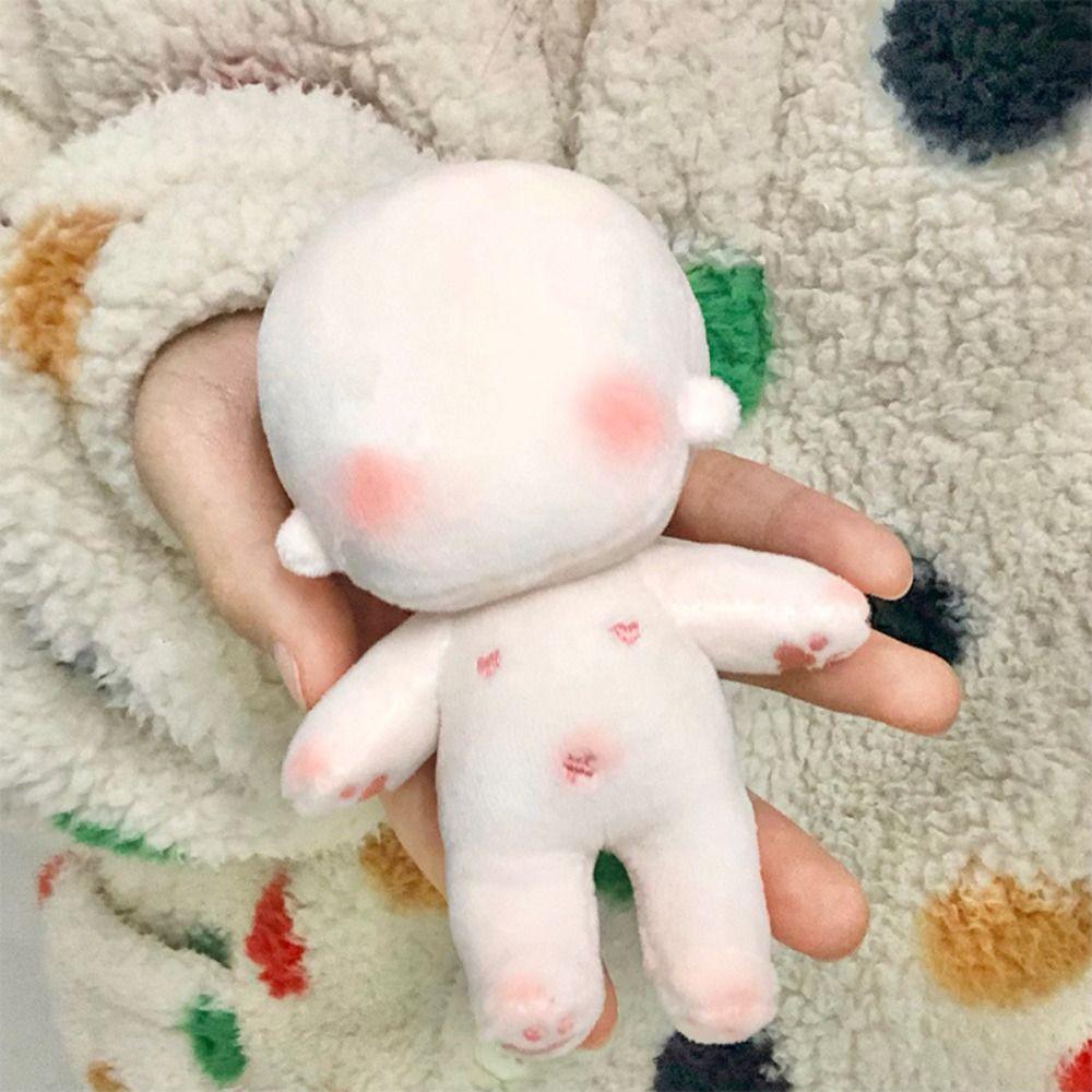 Stuffed Blank Unembroidery Cotton Doll Embroidery DIY Idoll Doll Blank Cotton Stuffed Toy  Toddler