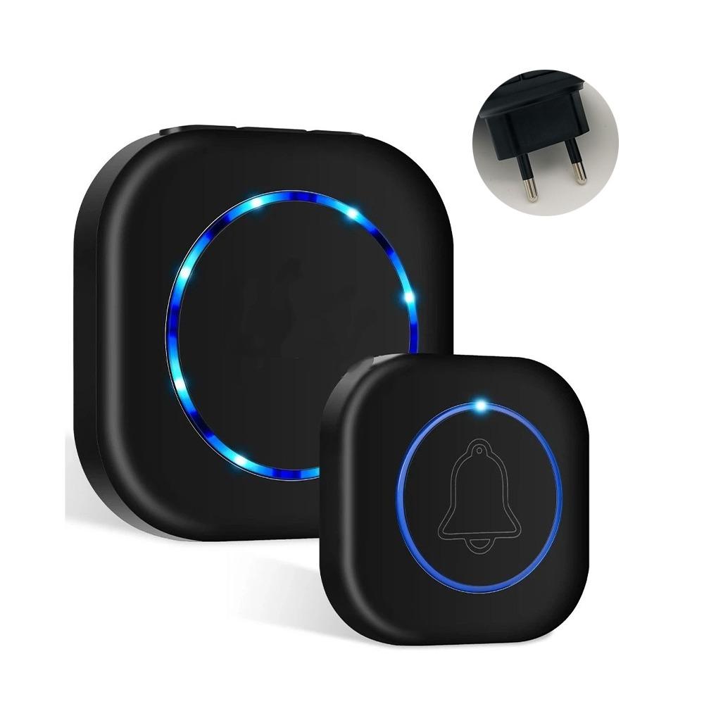 Водонепроницаемый умный дверной звонок 4 уровня громкости Электронный дверной звонок Беспроводной дверной звонок Безопасность