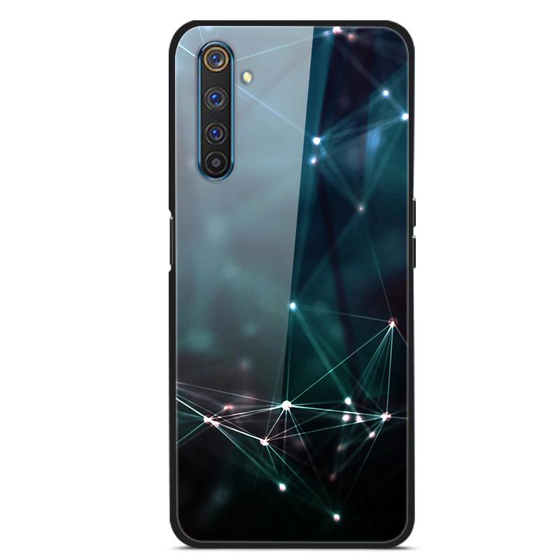 Для OPPO Realme XT Закаленное Стекло Чехол Мягкий Бампер Жесткий Funda Для OPPO Realme 6 Pro Realme X2 XT Чехол для Телефона Realme6 Задняя Крышка