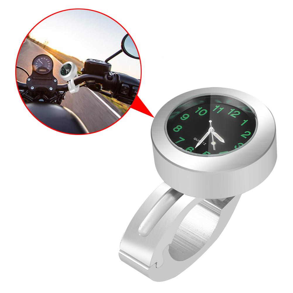 Мини-светящиеся в темноте автомобильные часы на руль, водонепроницаемые и ударопрочные автомобильные часы на руль для мотоцикла, велосипеда, автомобильные аксессуары
